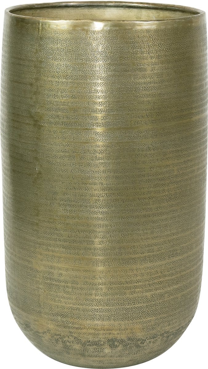 Ter Steege Bloempot Aluminium Groen D 31 cm H 55 cm