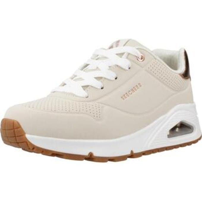 Skechers UNO GEN1 - SHIMMER AWAY Meisjes Sneakers - Naturel