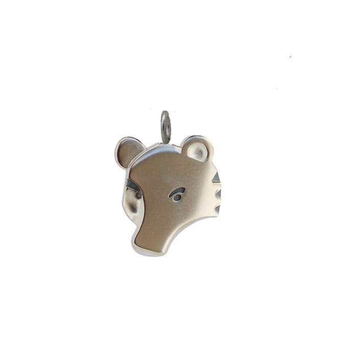 AuBor ®. Hanger. Zilver. "Karhu" De berenwelp.