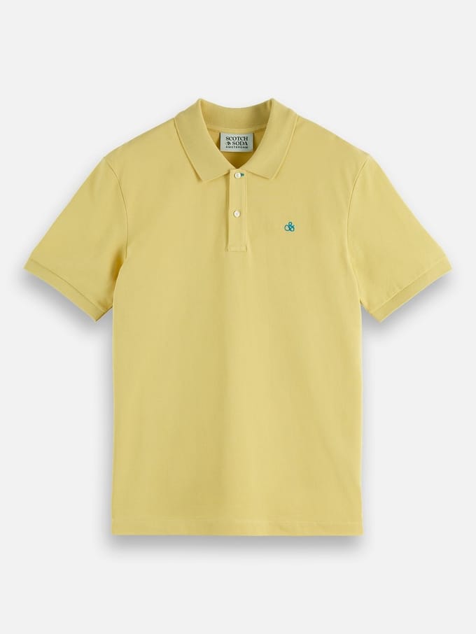 Scotch & Soda Seasonal Core Pique Chest Logo Polo