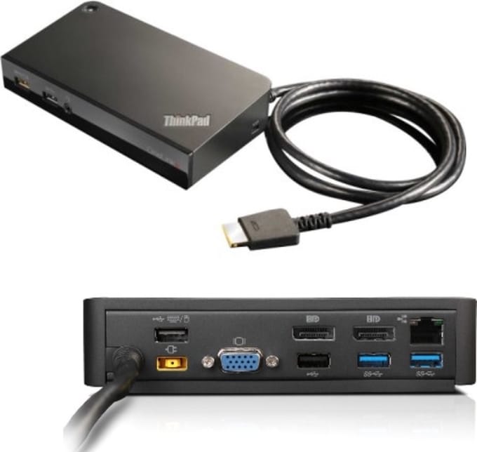 Lenovo 03X6296 laptop dock & poortreplicator Bedraad OneLink+ Zwart