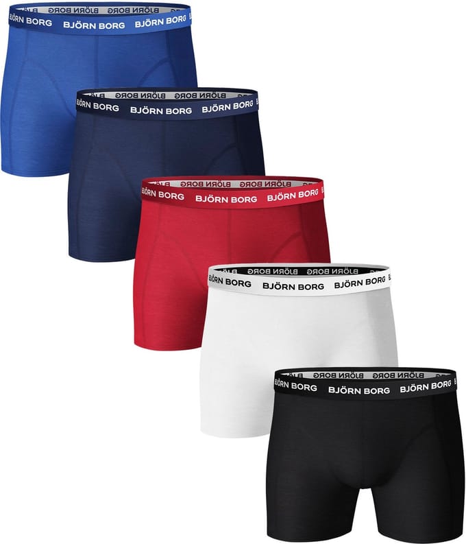 Björn Borg Sammy Black - 5-pack heren boxershort maat S