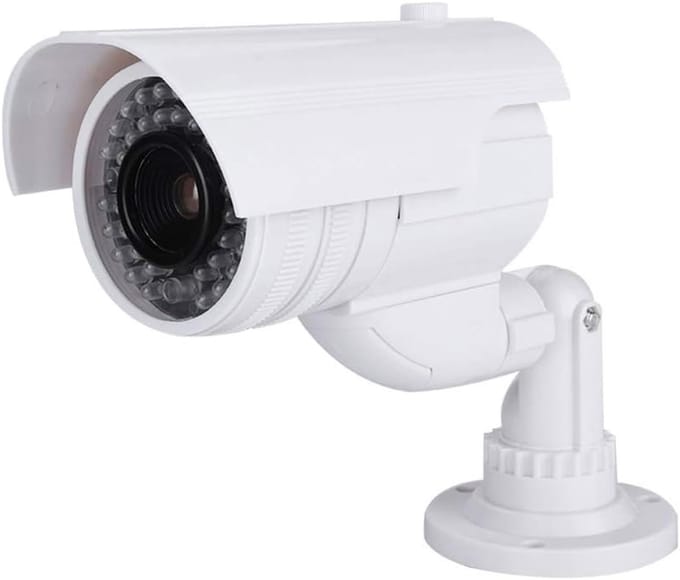 Valse Camera - Dummy Beveiliging - Buitengebruik - Knipperend LED - 10x10x10mm - Wit