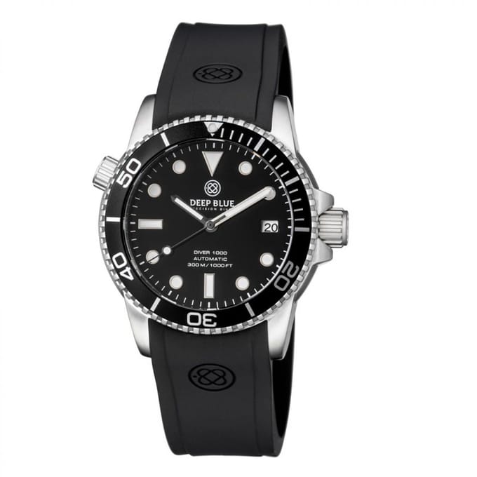 Deep Blue Diver 1000 40mm diver40allblack