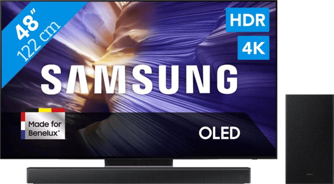 Samsung 48" OLED S90F (2025) + Samsung HW-B66CF Zwart