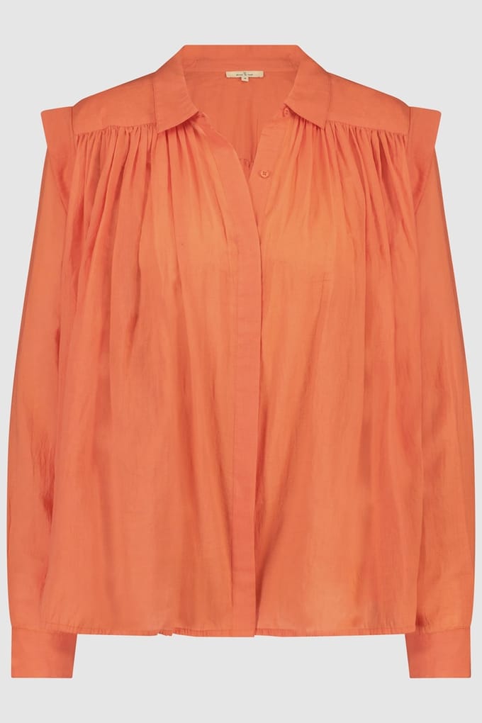 Circle of Trust Agnes Blouse Ruby Red Taglia: M | Maglie a manica lunga Outlet | Donna | Rosso