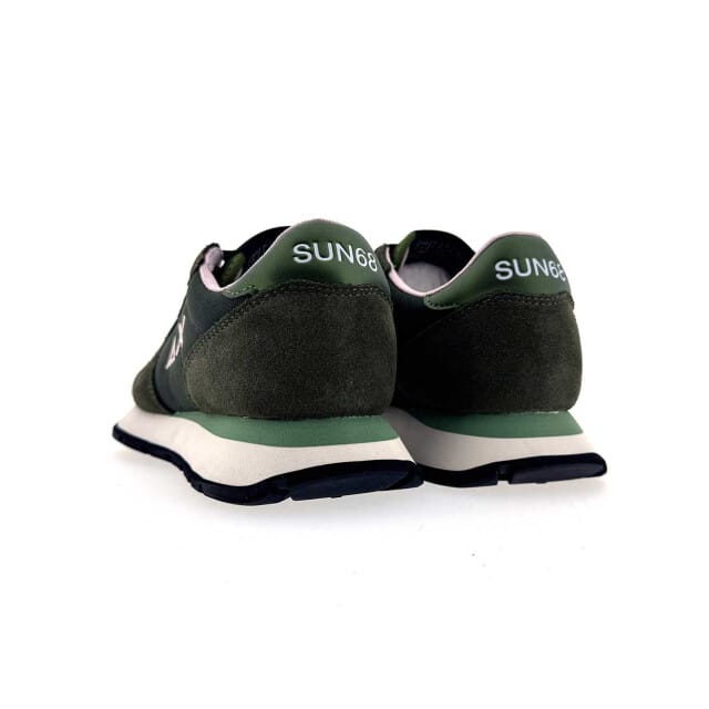 Sun68 Ally Solid Nylon Sneakers - Dames - Groen - Maat 37