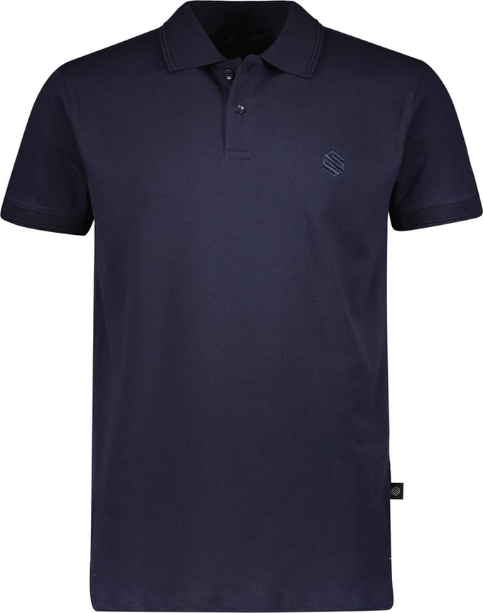 Gino Santi Heren Polo Shirt Smart Cotton Navy | Maat M