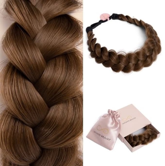 Infinity Braids - Viènne Messy Braid - Haarband - Haarband Dames - Haarbanden - Haarband Meisje - Messy Braid Viènne Cayenne Spice