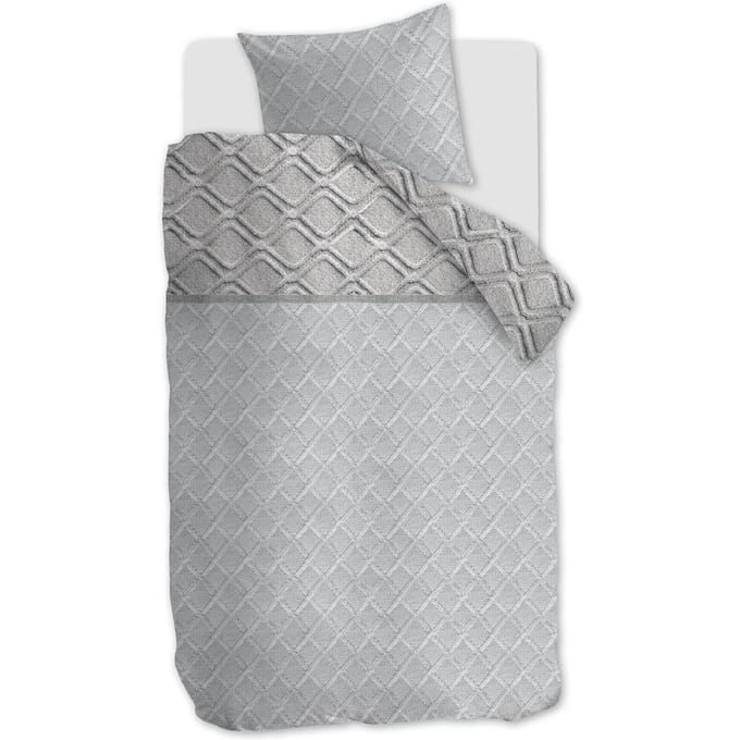 Riviera Maison Warmness dekbedovertrek - Eenpersoons - 140x200/220 - Gebroken wit