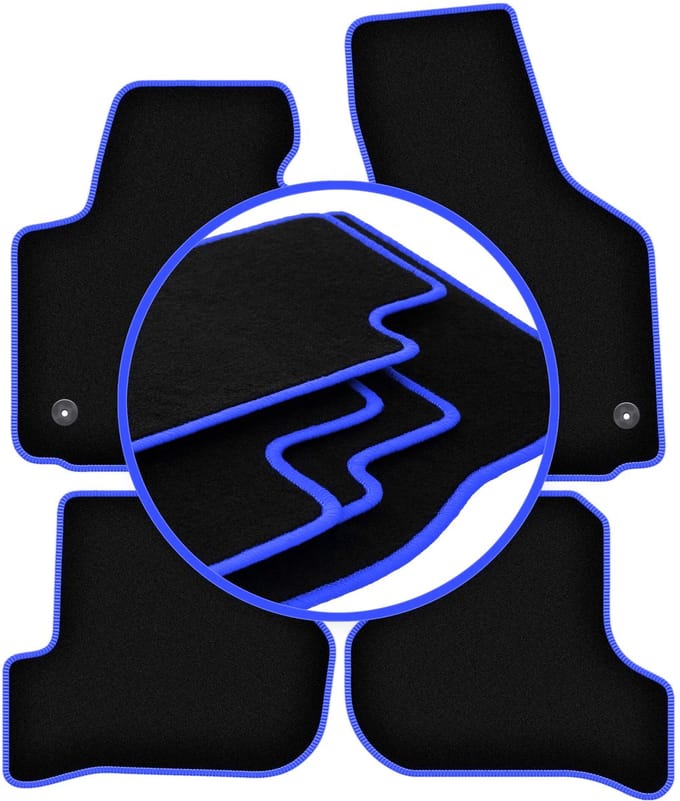CARLUX-BLUE automatten voor: Seat Leon II hatchback (2005-2012)