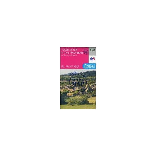 Worcester & The Malverns, Evesham & Tewkesbury - Ordnance Survey