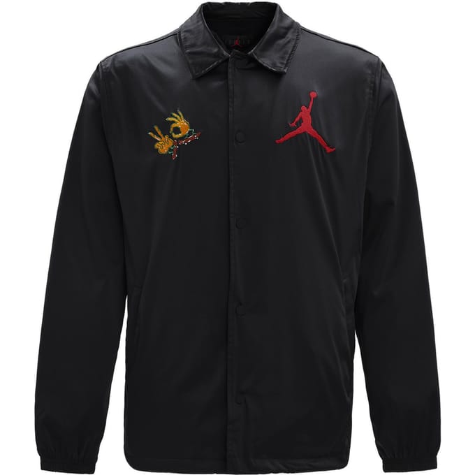 Jordan Jassen Heren Zwart Revers Matig Overig M black