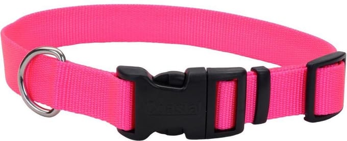 Roze halsband M (Nek 35.5 -50 cm)