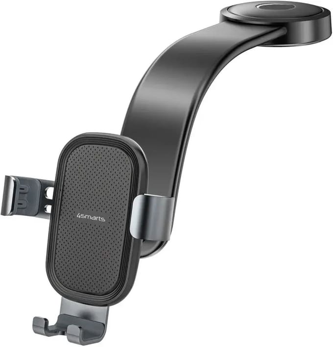 4smarts Dashboard/Raam Telefoonhouder 360° Verstelbaar Zwart