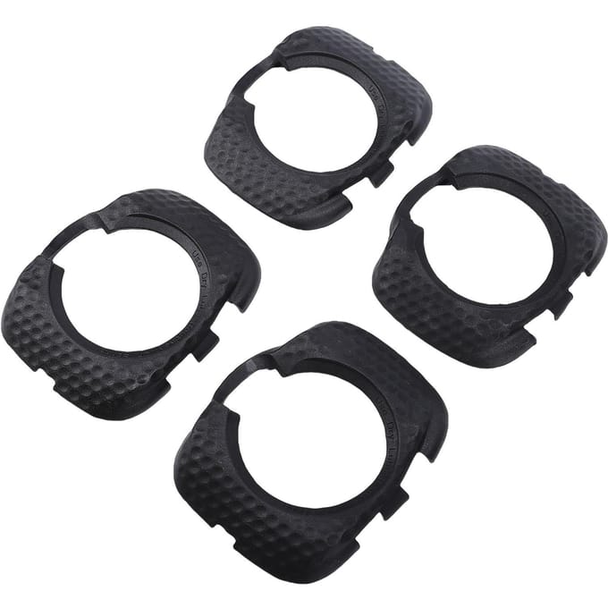 2 Paar Fietspedalen Cleat Covers Geschikt voor ABS Slijtage Anti Slip Fietsschoenen Cleat Beschermer gray