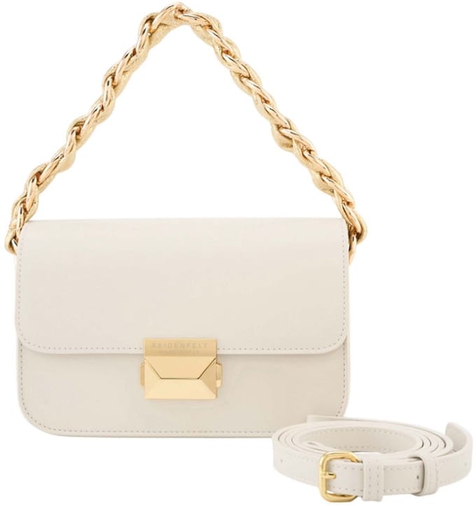 SEIDENFELT MANUFAKTUR schoudertas Hallila Boxy Crossbag Beige crème