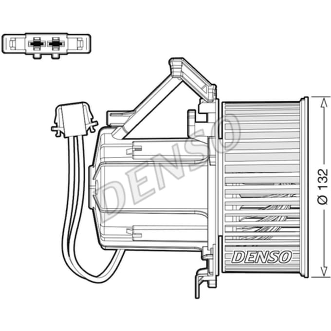 Binnenventilator DENSO DEA02009