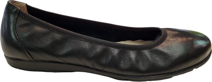 Caprice Ballerina 9-22150-42 022 G-breedte Dames Ballerina's - Zwart - 37