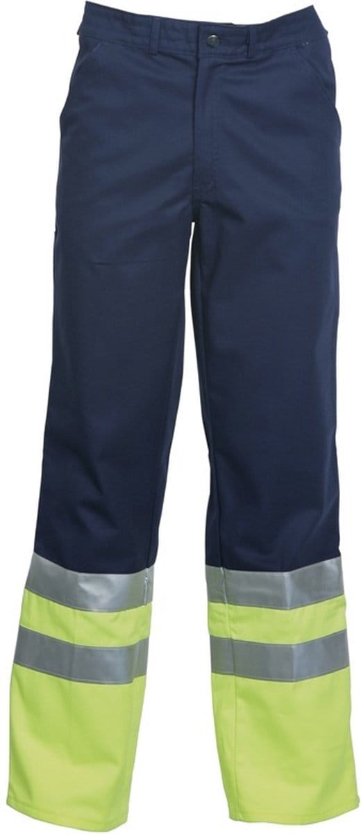 HAVEP Werkbroek High Visibility 8397 - Marine/Fluo Geel - 48