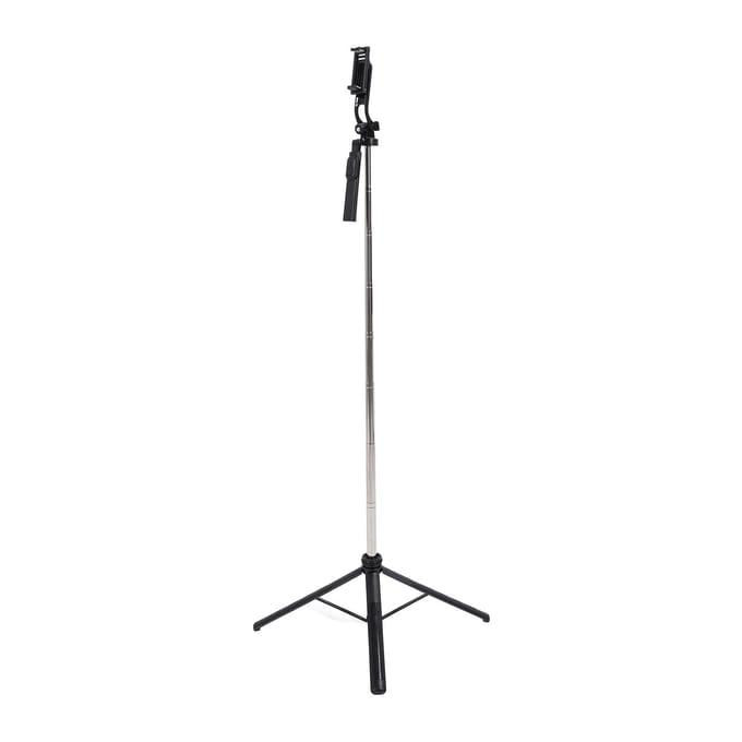 Selfiestick Telefoon Statief 14 Interface 360 Graden Rotatie 71 Inch Telefoonhouder Selfie Statief met black