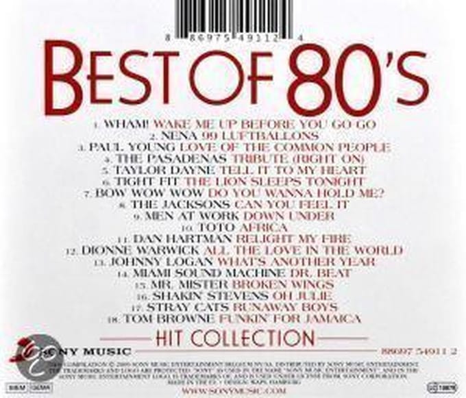 Hit Collection Best Of The 80'S