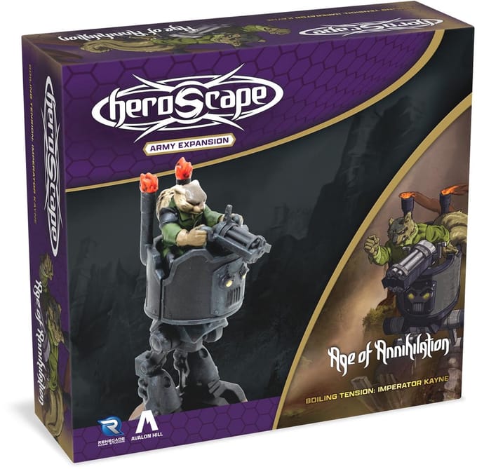 Heroscape Boiling Tension Imperator Kayne - Miniatuur - Engelstalig - Renegade Game Studios