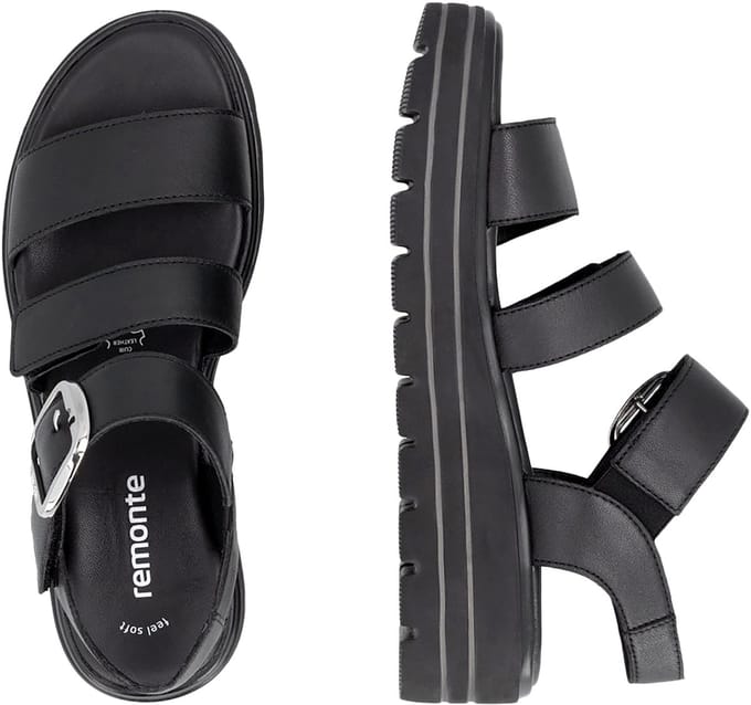Sandalen met sleehak Remonte Sandalen