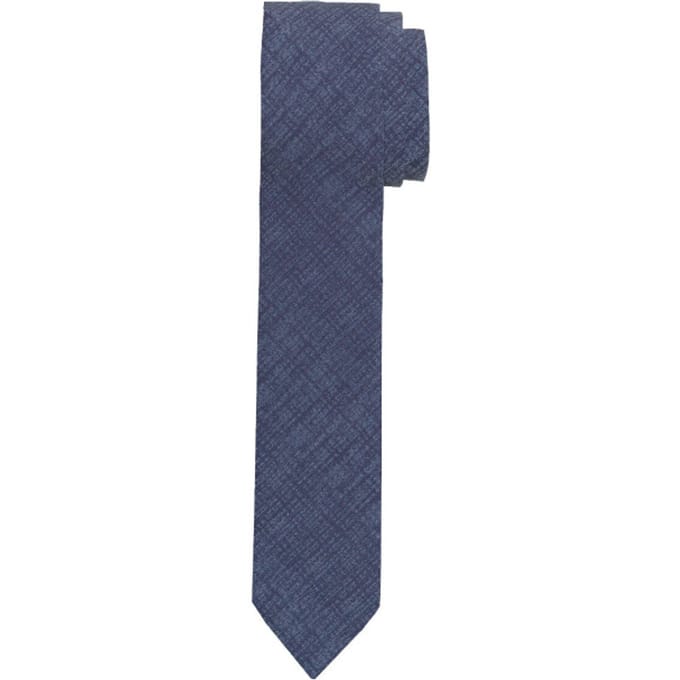 OLYMP extra smalle stropdas - bleu dessin