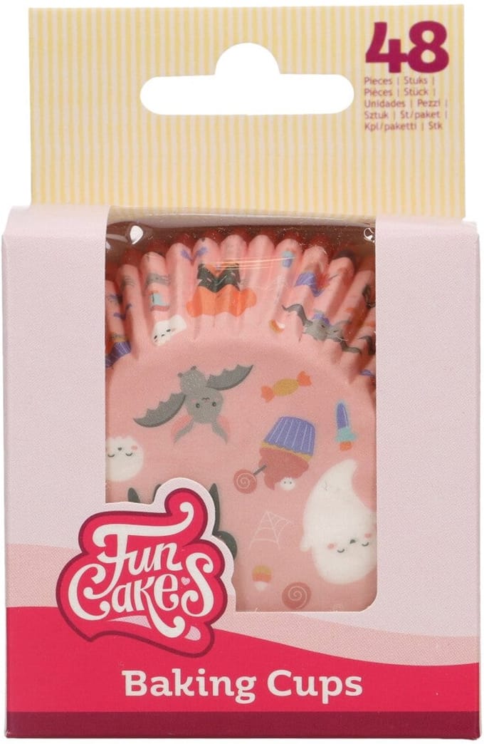 FunCakes Baking Cups - Cute Halloween - 48 Stuks - Cupcake Vormpjes Papier