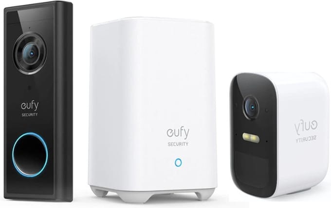 Bundel eufy Doorbell 2K & EufyCam 2C Add-on camera