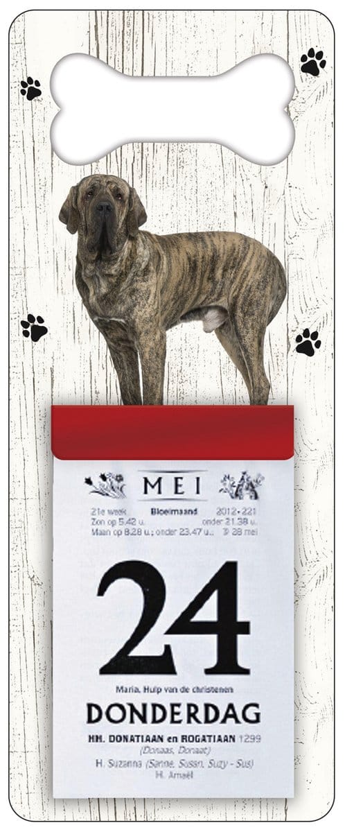 Scheurkalender 2027 Hond: Fila Btasileiro