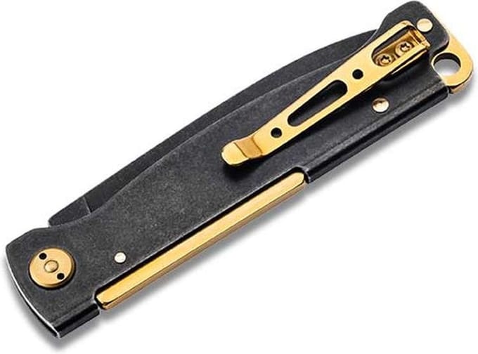 Böker Plus Atlas Black Stonewash 16.6 Cm Opvouwbaar Zakmes Zakmes - Inklapbaar Mes