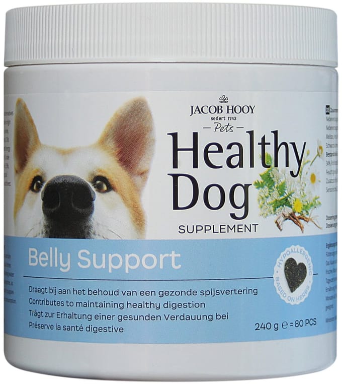Jacob Hooy Healthy Dog Belly Support - Voedingssupplement - 80 stuks