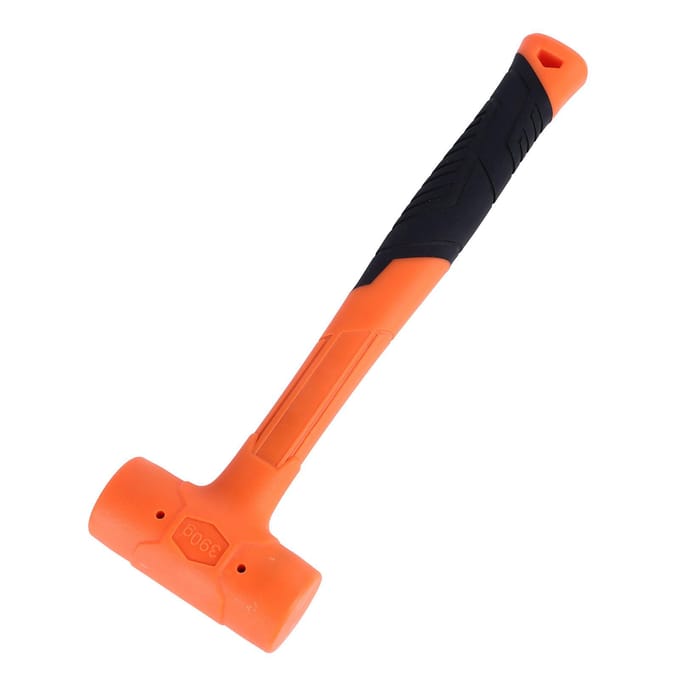Rubberen Hamer 0.5LB Niet-Elastische Terugslagbestendige Rubberen Hamer voor Installatie black