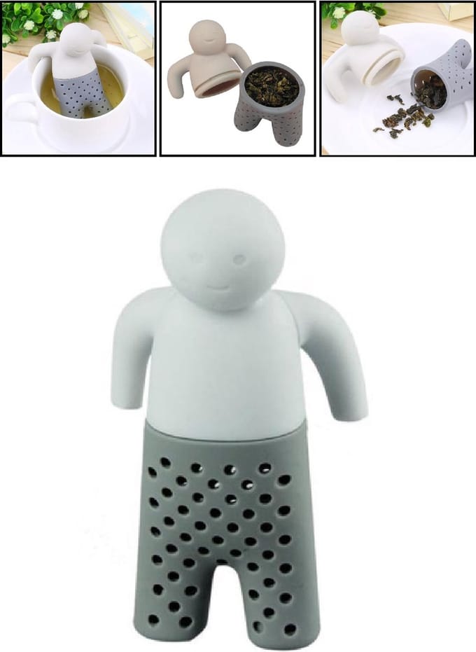 Filter voor Losse Thee - Theemannetje - Thee Ei - Theefilter - Zeef - Tea Man Strainer