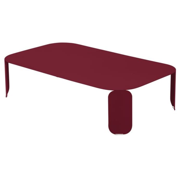 Fermob Bebop Tafel rechthoekig - 43 chili - H 29 cm