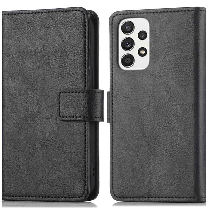 imoshion Luxe Bookcase voor de Samsung Galaxy A33 - Zwart