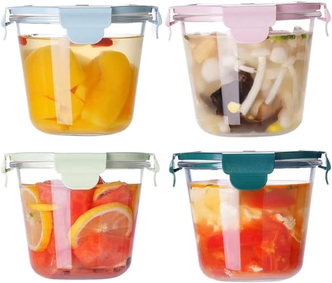 MKSS® Meal Prep Bakjes Glas - Vershoudbakjes - Mason Jar