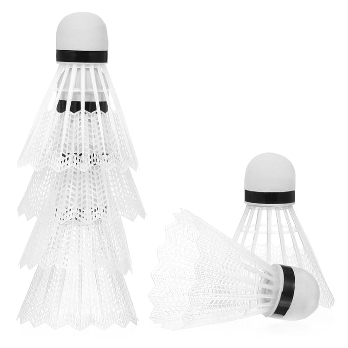 12 stuks Nylon Shuttlecocks Duurzame Plastic Badminton Shuttlecocks Binnen Buiten Sport Badminton