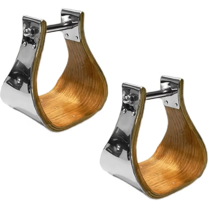 Op maat gemaakte houten western stijgbeugels Pool's