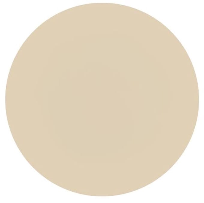 ZICZAC - Placemat TOGO - SET/6 - Rond - Dubbelzijdig - Kunstleer - Dia 38 cm, ivoor