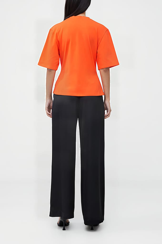 French Connection Pearl Top Mandarin Red Größe: XS | Hemden Outlet | Damen | Rot