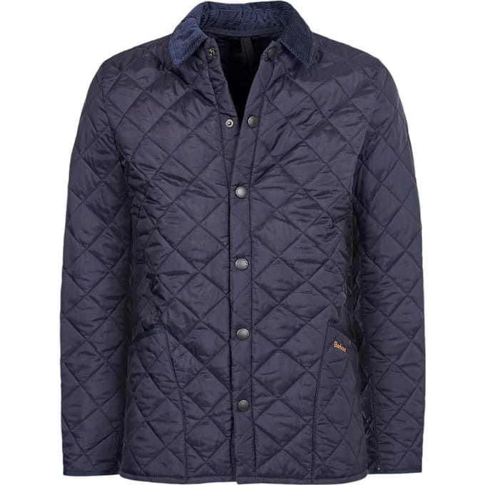 Barbour Heritage Liddesdale Quilted Jas Navy - Maat 3XL - Heren - Tussenjas