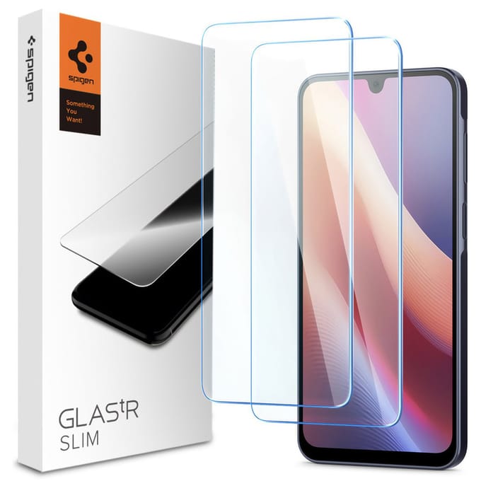 Spigen Screenprotector geschikt voor Samsung Galaxy A16 - Tempered Glas tR Slim 2 stuks- Transparant