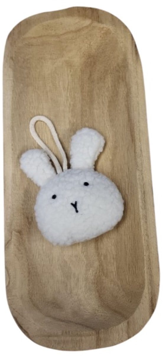 Speendoekje - speenknuffel - Teddy - Kraamcadeau - Baby - Konijn - Wit