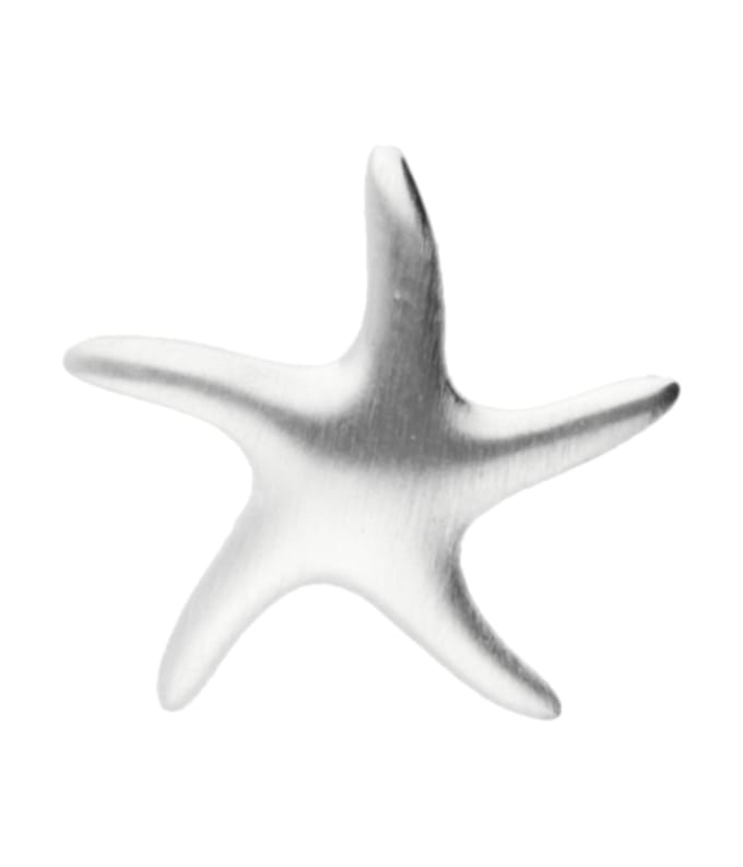 Zilveren Zeester mat klein kettinghanger