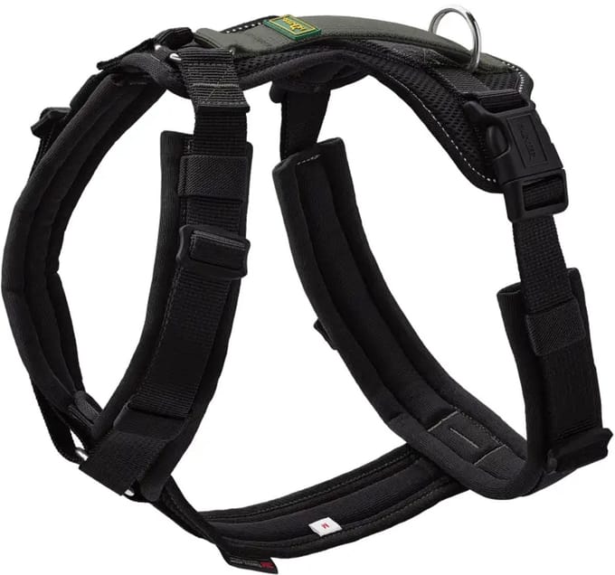 Hunter Hondentuig Maldon 3.0 Zwart Maat M Borst 53 - 71 cm