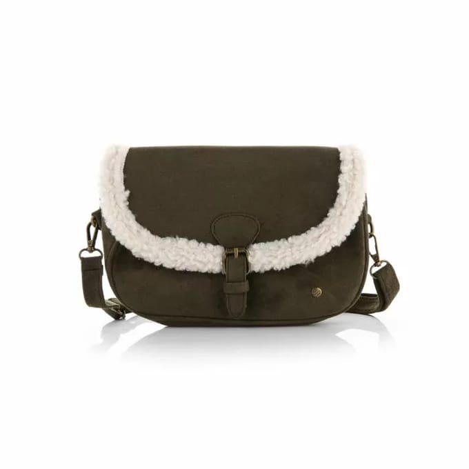 Michelle Bags & Accessories - Schoudertasje - Teddy - Green
