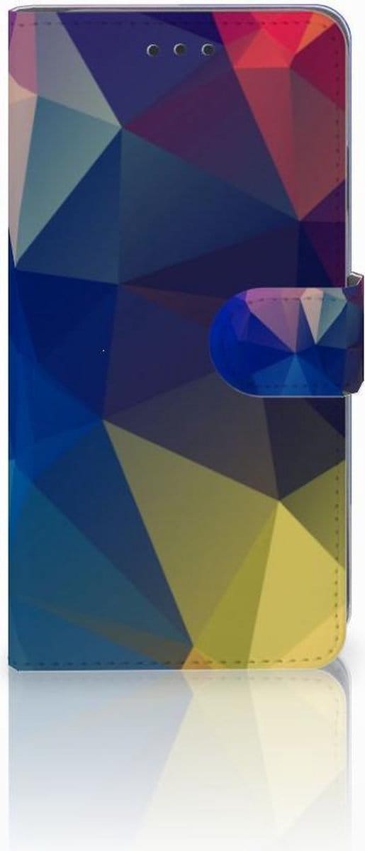 Apple iPhone Xs Max Book Case Polygon Dark